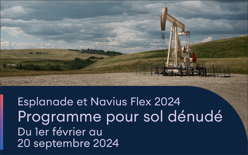 Programme pour sol dénudé Esplanade et Navius Flex