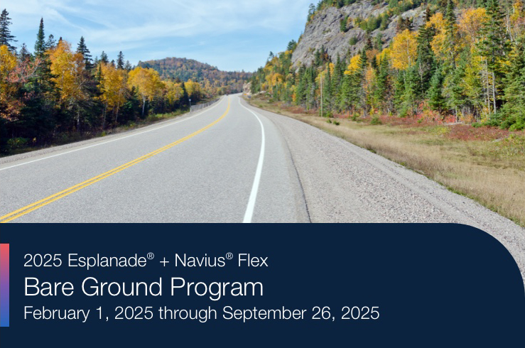 2025 esplanade plus navius flex bare ground program february 1 2025 through september 26 2025