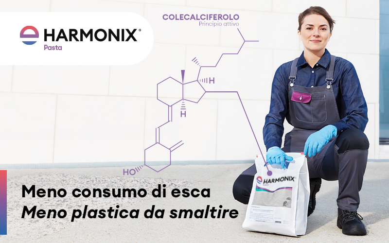 Harmonix Pasta a base di colecalciferolo, meno plastica, meno consumi di esca