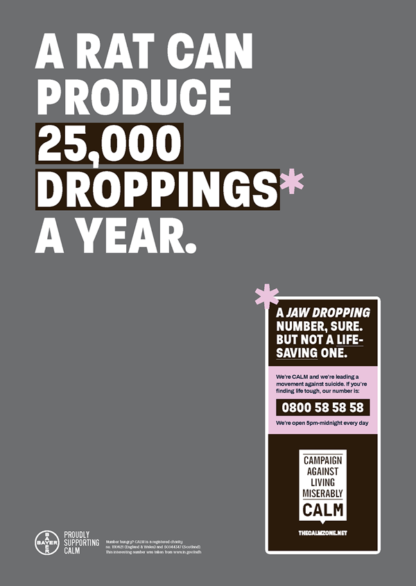 CALM and Envu pest awareness advert