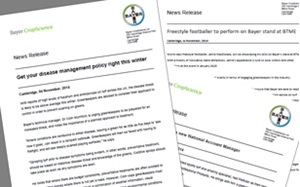 Press releases smaller