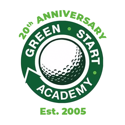 20th anniversary green start academy est 2005 logo