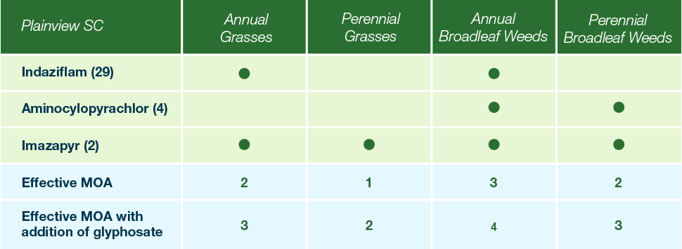 Plainview Chart