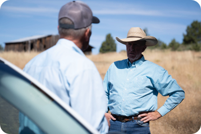 rancher talking